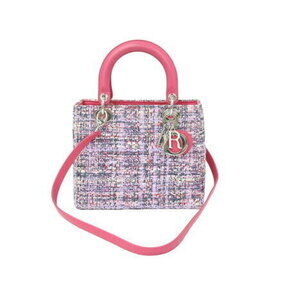 Christian Dior Lady shoulder bag pink